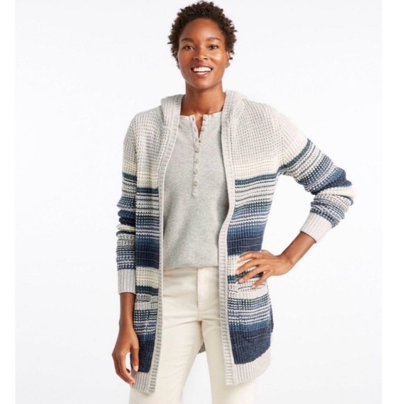 L.L. Bean Sweaters - L.L. Bean Women’s Hooded Cardigan Sweater
